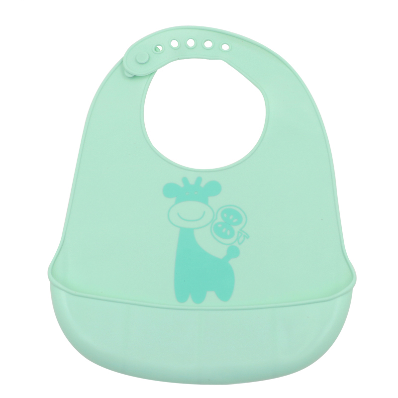 Baby Bib Supplier - Waterproof Silicone Feeding Bib Lightweight Easy Clean