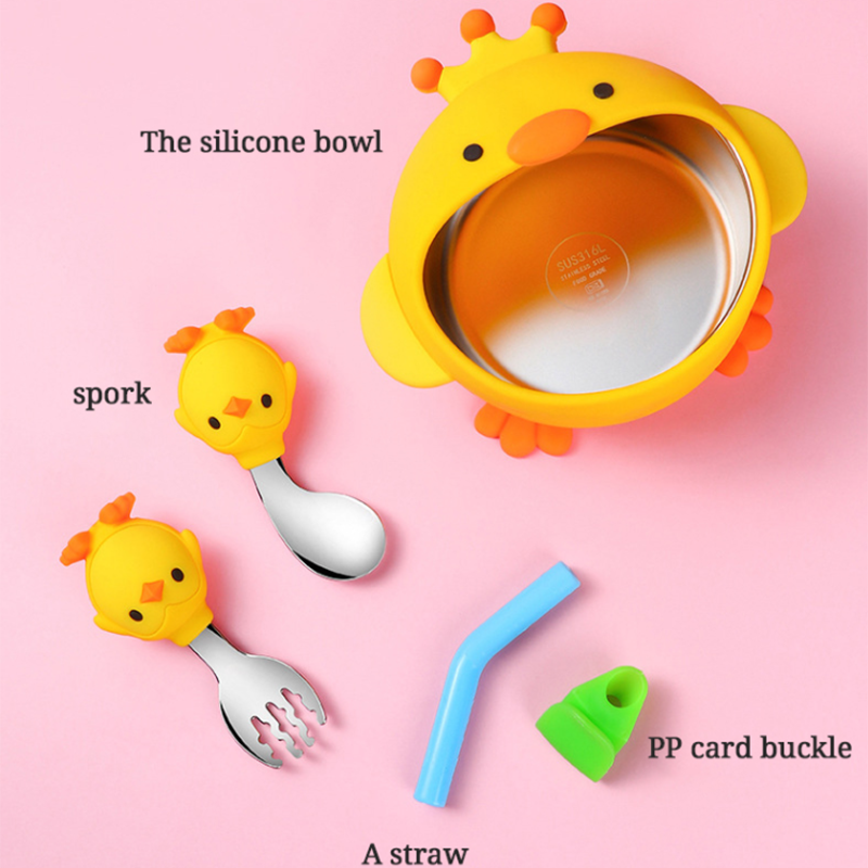 Baby Tableware Set Supplier - Eco Friendly BPA Free Feeding Set Cup Spoon