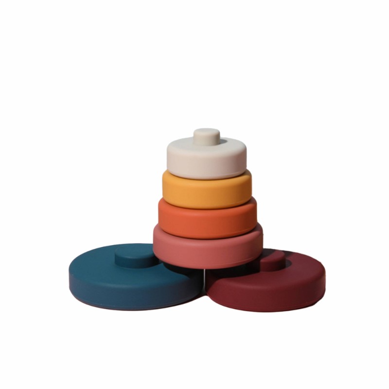 Silicone Stacking Toy Manufacturer - Safe Teething Rings for Babies Sensory Play