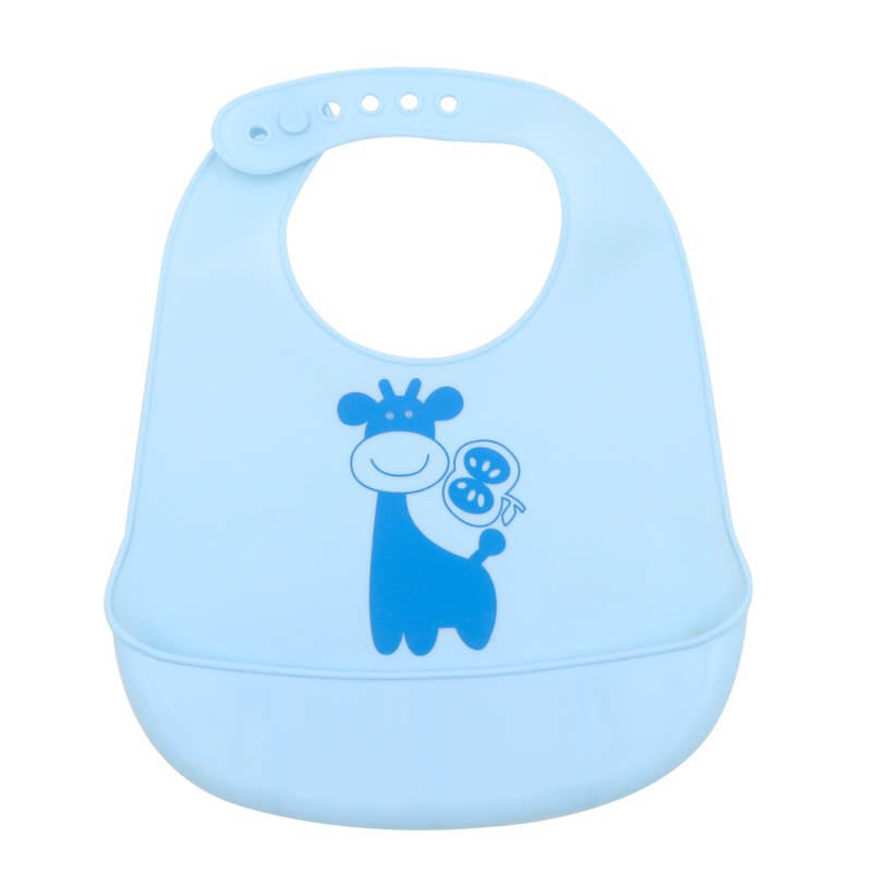 Baby Bib Supplier - Waterproof Silicone Feeding Bib Lightweight Easy Clean