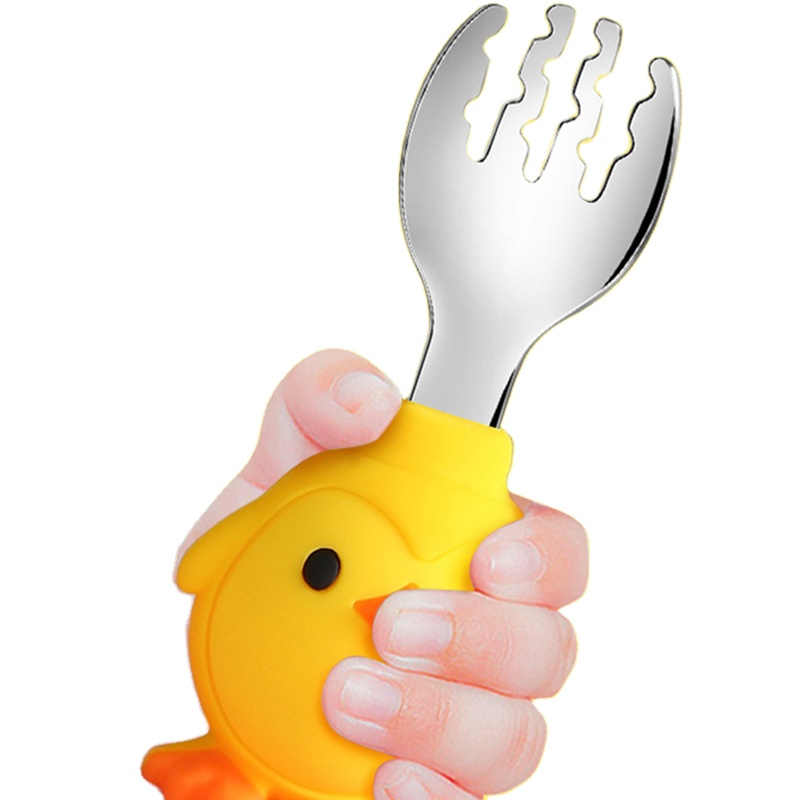 Baby Bowl Factory - Stainless Steel with PP Shell Fork Spoon Set