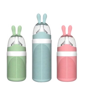 Glass Baby Bottle Factory - Animal Shape Anti Colic Borosilicate Bottle