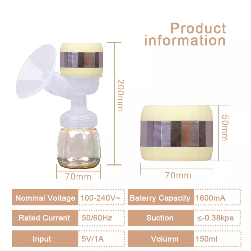 Breastfeeding Pump Factory - Rechargeable Adjustable Massage Portable