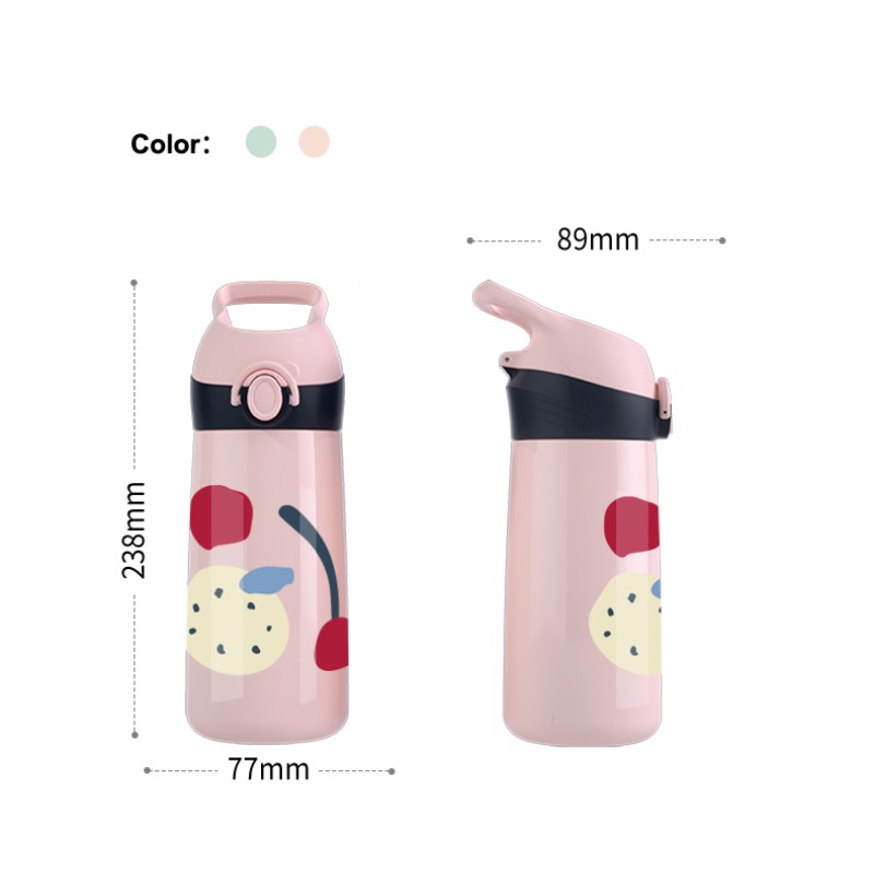 Vacuum Flask Factory - New Design Stainless Steel Kids Bottle with Handle