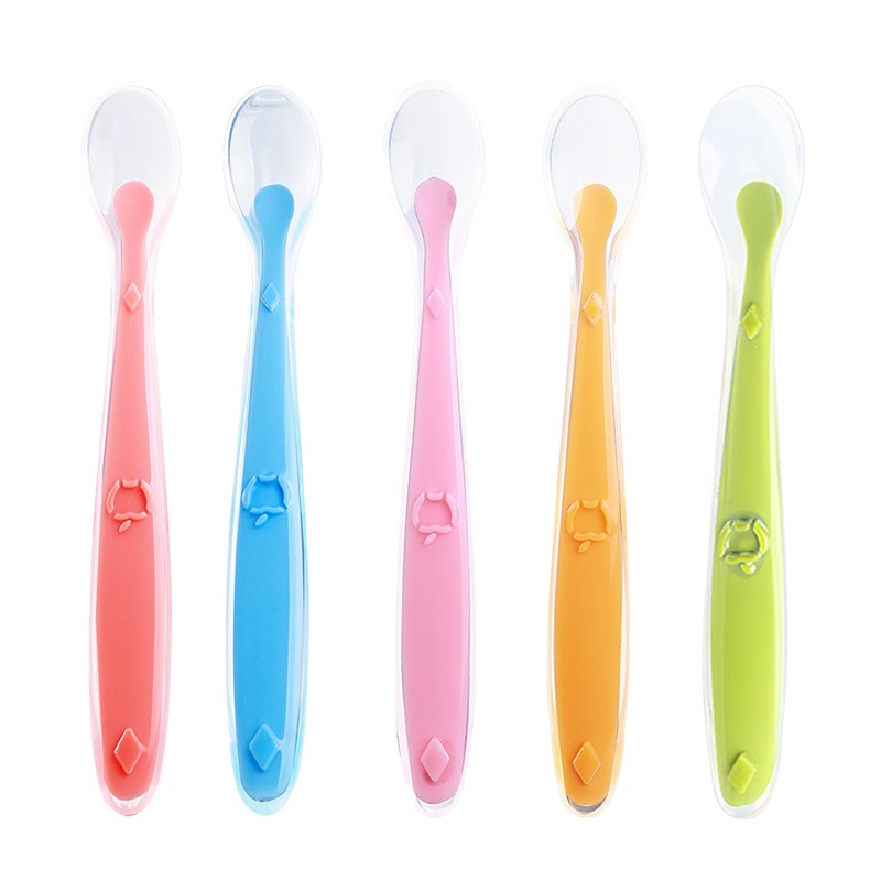 Baby Silicone Spoon Manufacturer - Multi Color BPA Free Safe for Infants