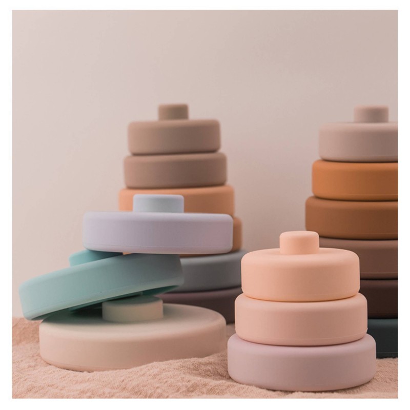 Silicone Stacking Toy Manufacturer - Safe Teething Rings for Babies Sensory Play