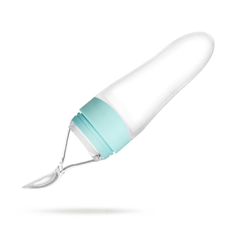 Baby Feeder Spoon Manufacturer - Eco Friendly Silicone Spoon with Bottle