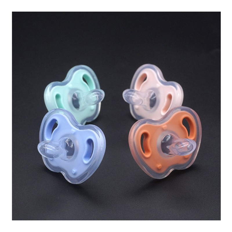 Baby Pacifier Supplier - Liquid Silicone Nipple Round Edge Anti Choke