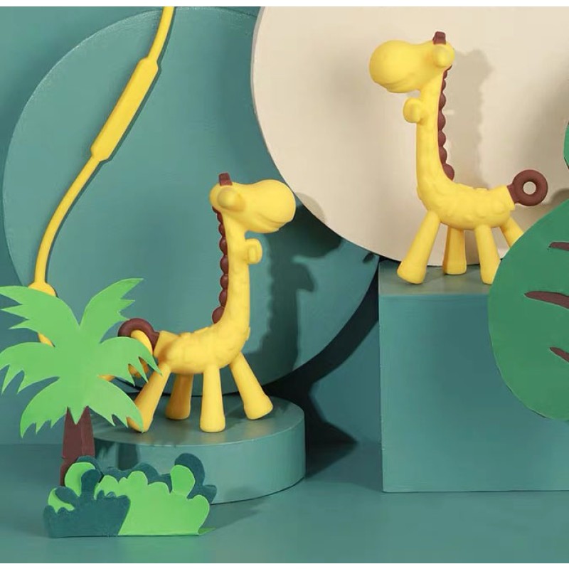 Baby Teether Factory - Giraffe Shape Soft Flexible Chew Toy