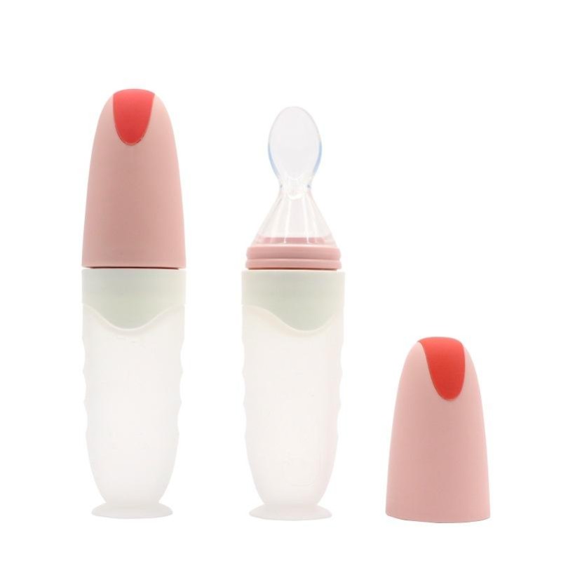Baby Puree Spoon Bottle Supplier - Food Grade Silicone Squeeze Pouch