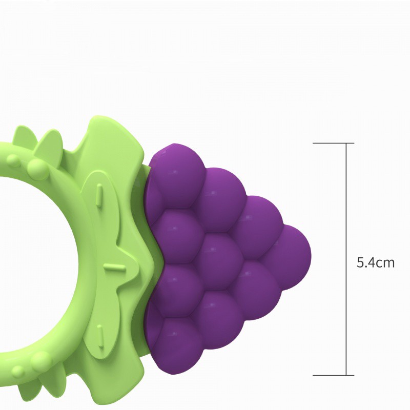 Baby Teether Manufacturer - Fruit Shape Silicone Teething Toy Hot Sale