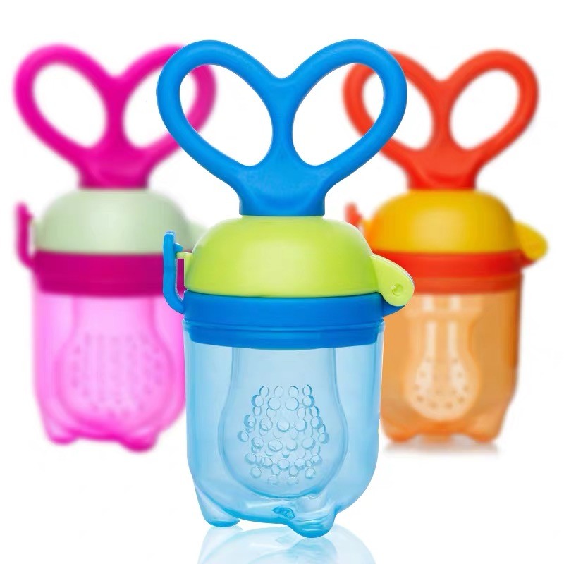 Fruit Feeder Manufacturer - Scissor Design PP Handle Anti Tip Dust Cover