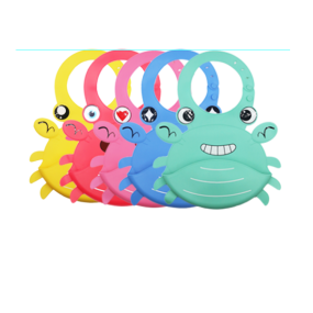 Baby Bib Manufacturer - Silicone Crab Design Custom Logo Factory Price