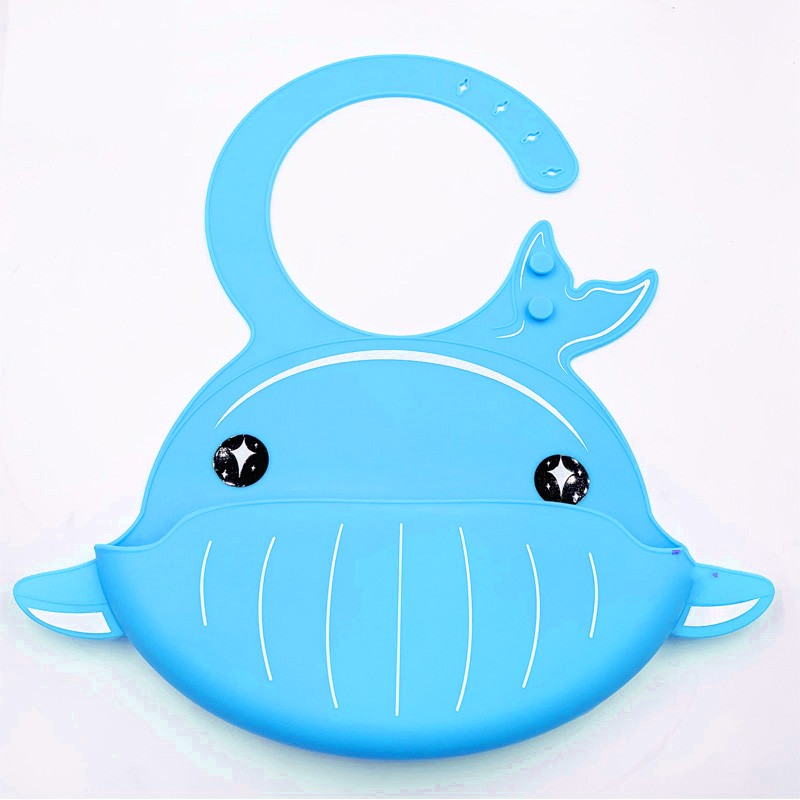 Baby Bib Factory - BPA Free Waterproof Silicone Bib with Catcher Wholesale