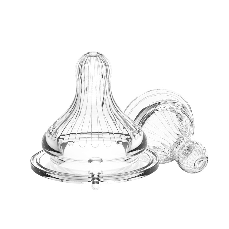 Baby Nipple Factory - Wide Neck Liquid Silicone for Smooth Feeding