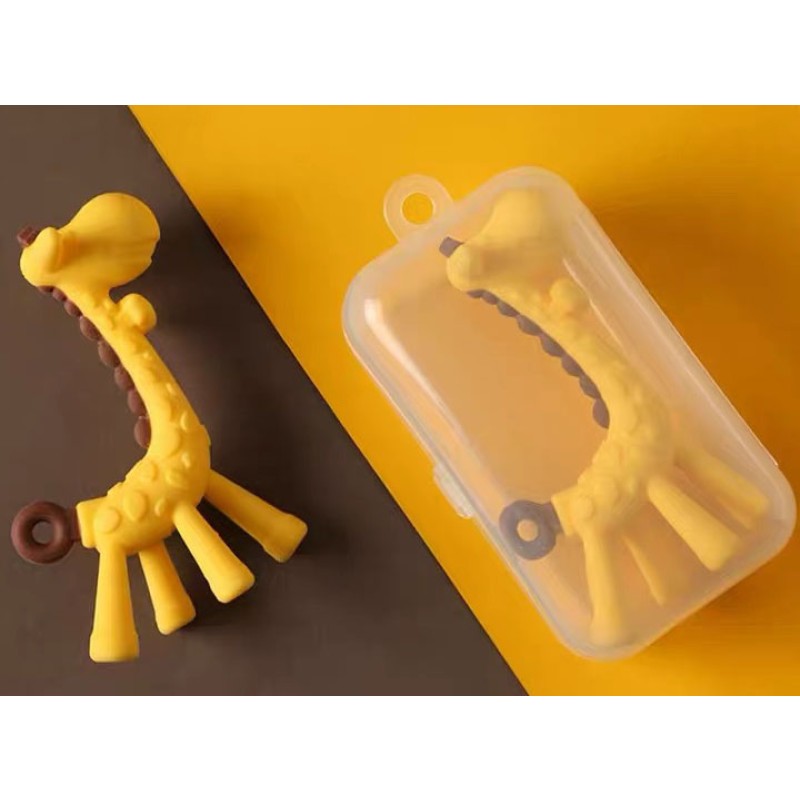 Baby Teether Factory - Giraffe Shape Soft Flexible Chew Toy