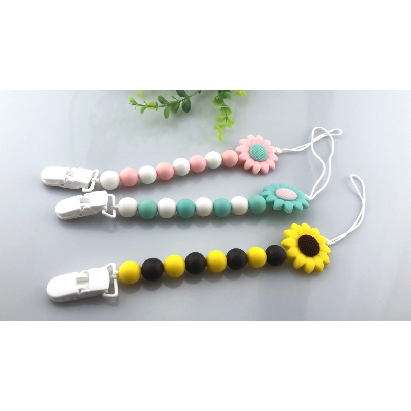 Pacifier Clip Supplier - Universal Teether Holder Washable Soft Material
