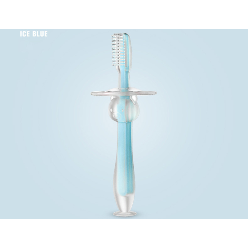 Baby Toothbrush Supplier - Bear Design Soft Silicone Bristles Safe