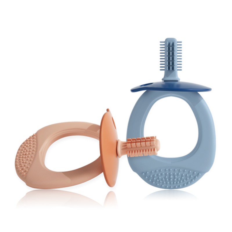 Baby Toothbrush Supplier - 360 Silicone Ring Teether and Gum Cleaner