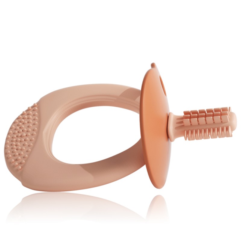 Baby Toothbrush Supplier - 360 Silicone Ring Teether and Gum Cleaner