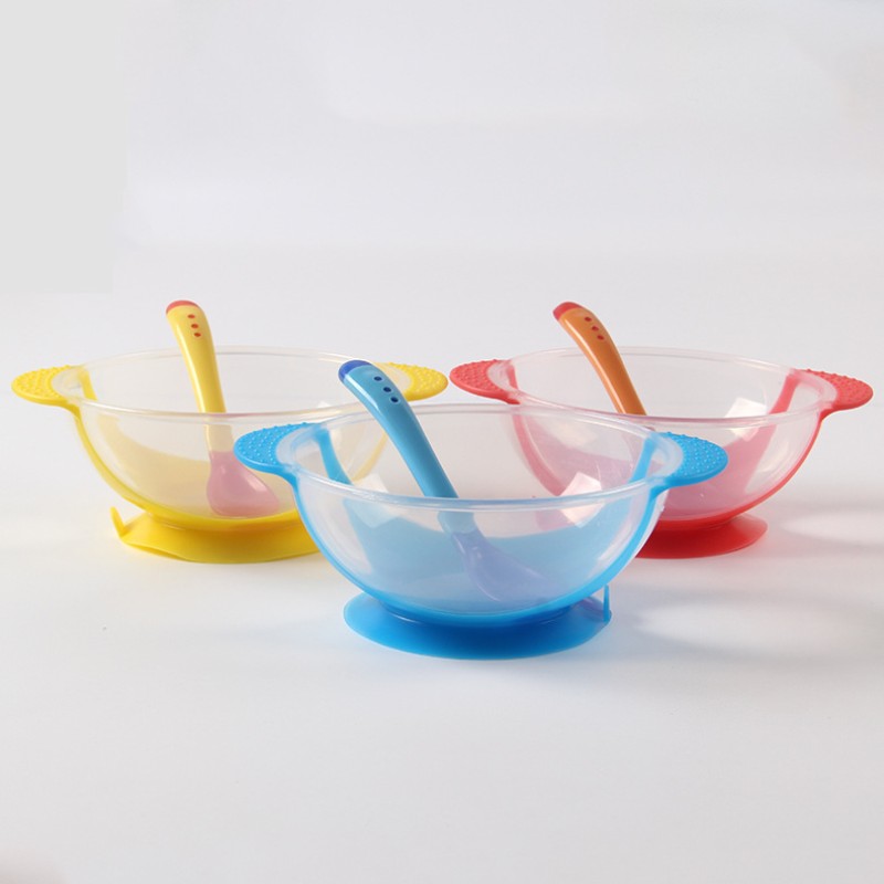 Baby Bowl Manufacturer - BPA Free PP Plastic Suction Bowl with Spoon