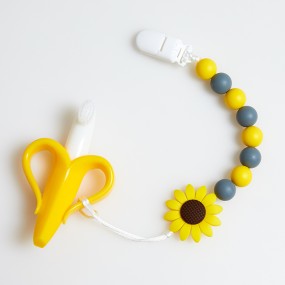 Pacifier Clip Supplier - Universal Teether Holder Washable Soft Material