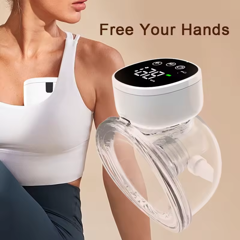 Wearable Breast Pump Manufacturer - Adjustable Modes LCD Display Fast Expression