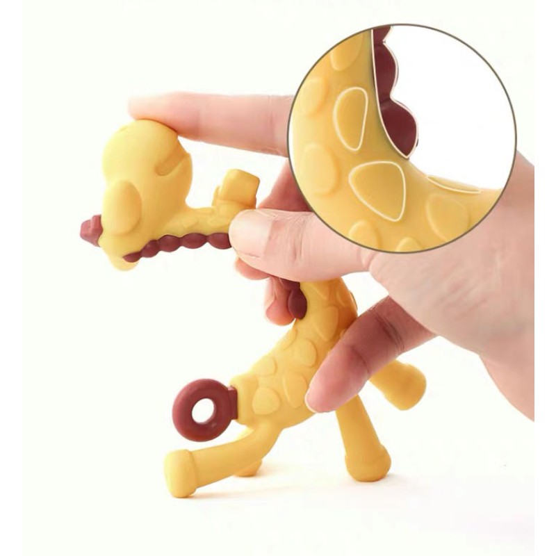 Baby Teether Factory - Silicone Deer Shape Soft Safe Chewing Toy