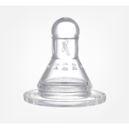 Baby Silicone Nipple Supplier - Food Grade Transparent Soft Standard Neck