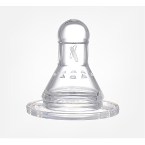 Baby Silicone Nipple Supplier - Food Grade Transparent Soft Standard Neck