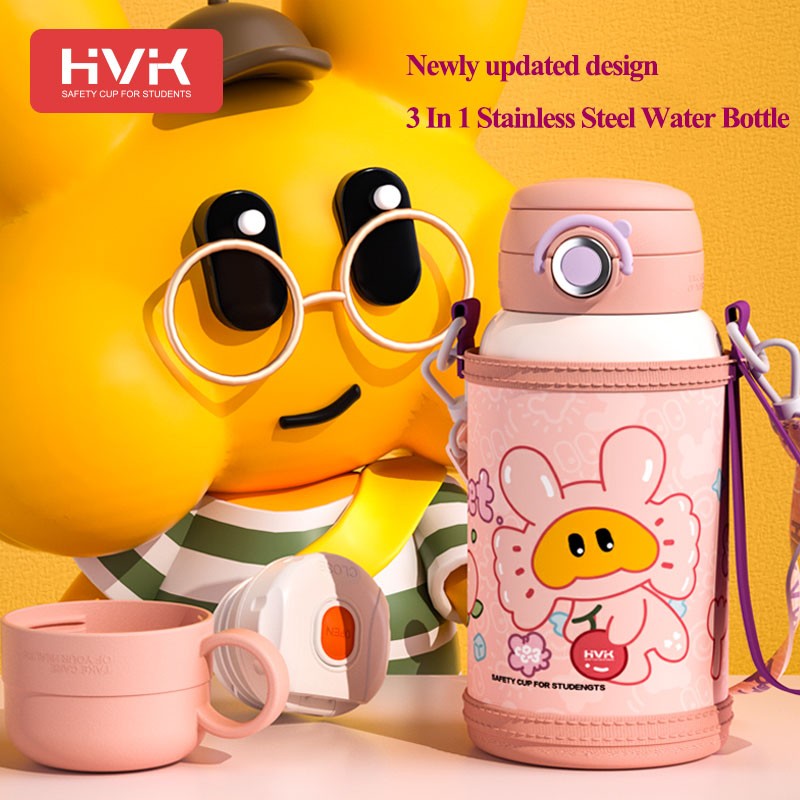 Stainless Steel Thermos Supplier - Foldable Handle Customizable Drink Bottle