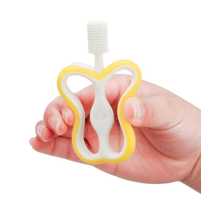 Baby Teether Factory - 360 Degree Apple Shape Teether and Toothbrush