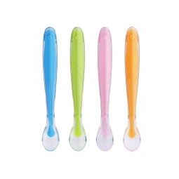 Baby Silicone Spoon Manufacturer - Multi Color BPA Free Safe for Infants