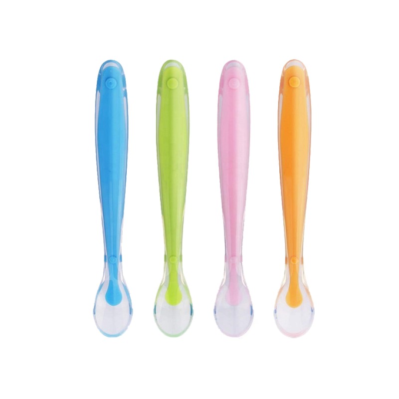 Baby Silicone Spoon Manufacturer - Multi Color BPA Free Safe for Infants