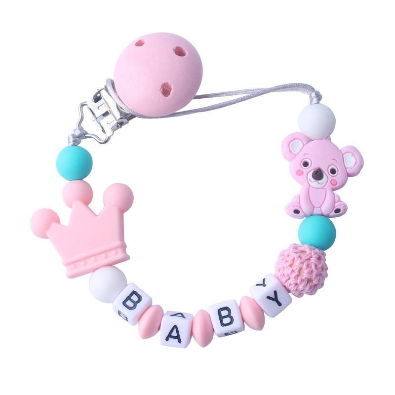 Pacifier Clip Factory - BPA Free Koala Shape Silicone Holder