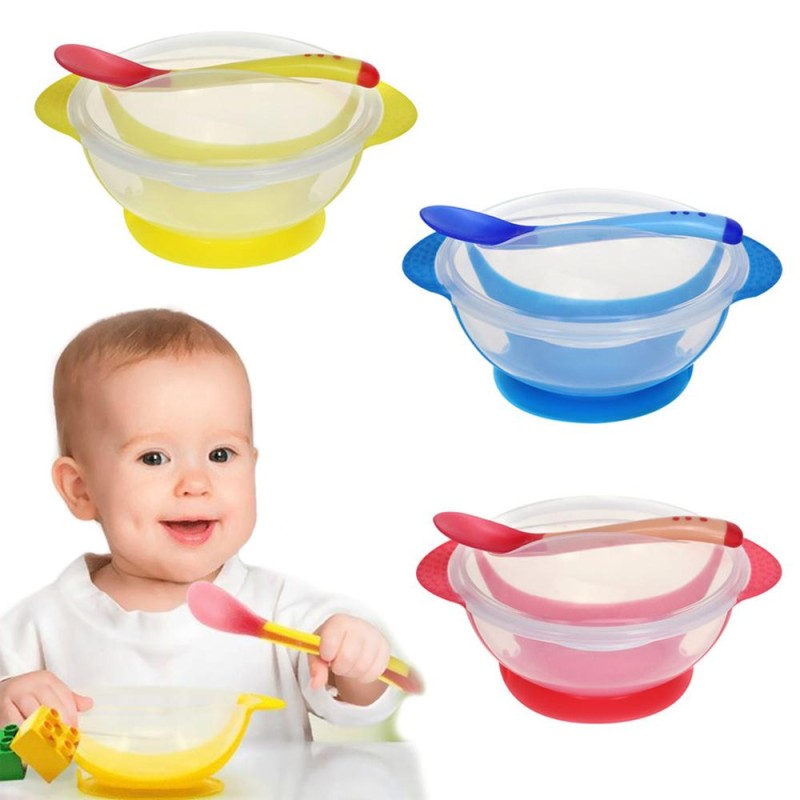 Baby Feeding Bowl Factory - Food Grade Temperature Sensing Non Slip Bowl