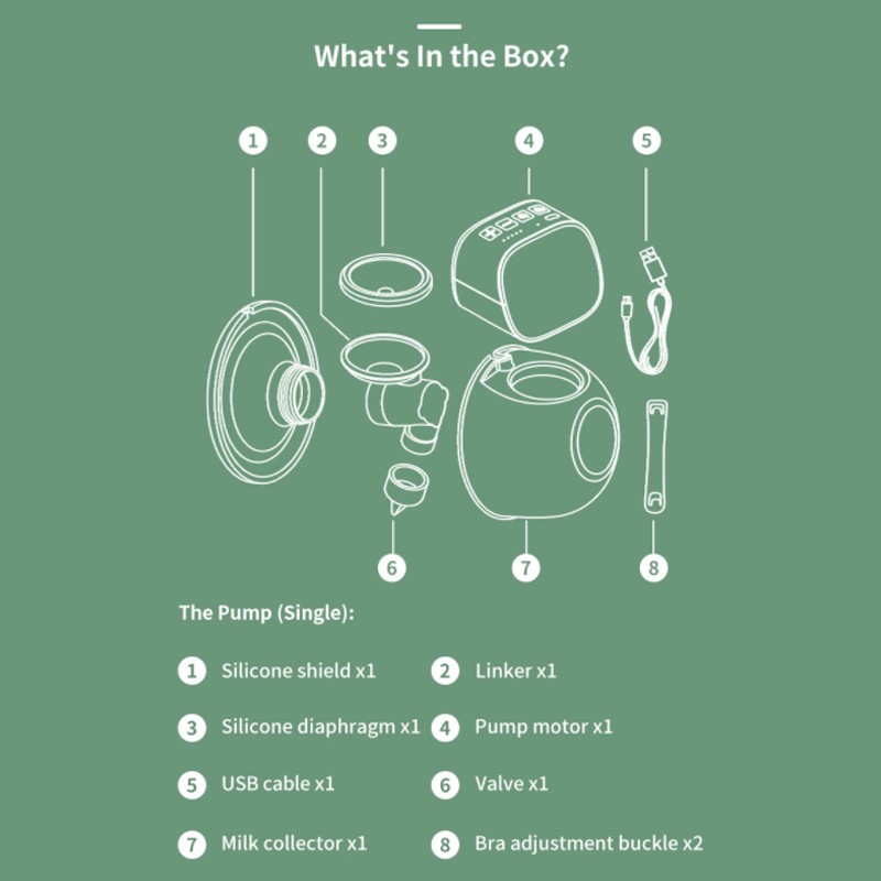 Electric Breast Pump Factory - 2 Modes 5 Levels Mini Wireless Wearable