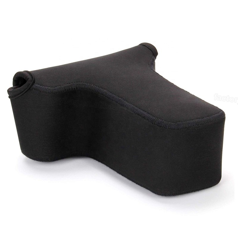DSLR Case Supplier - Black Neoprene Camera Lens Sleeve Bag