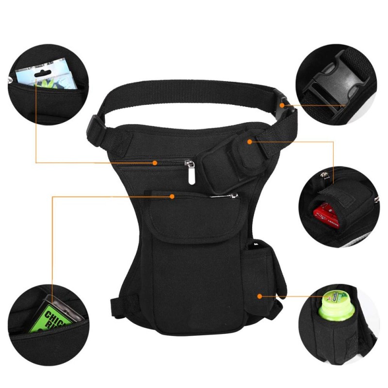 Leg Bag Supplier - Canvas Tactical Thigh Pouch Men's Drop Leg