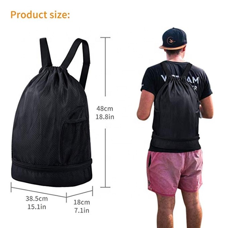 Drawstring Backpack Supplier - Washable Waterproof Promotional Extra Large