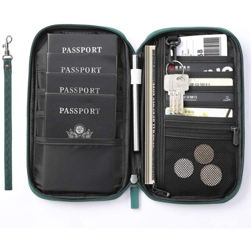 Passport Wallet Supplier - RFID Travel Document Organizer Family Holder