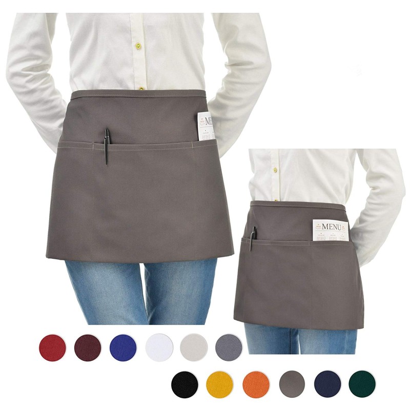 Chef Apron Manufacturer - New Stylist Waist Half Apron for Men Women