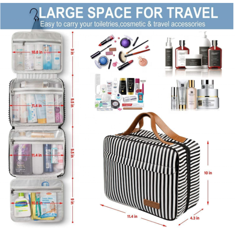 Makeup Bag Manufacturer - Custom Hanging Waterproof Cosmetic Bag Wholesale