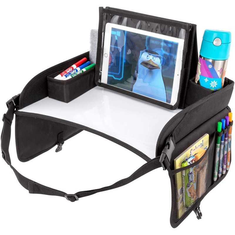 Car Organizer Factory - Foldable Snack Desk Kids Travel Tray