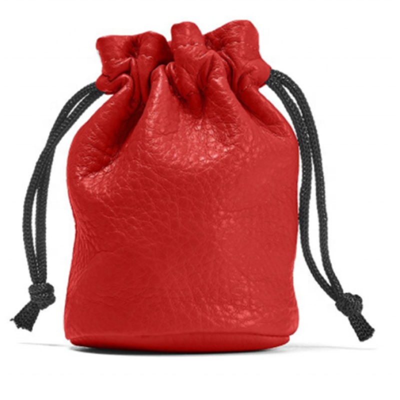 Gift Pouch Manufacturer - Custom Velvet PU Leather Drawstring Bag