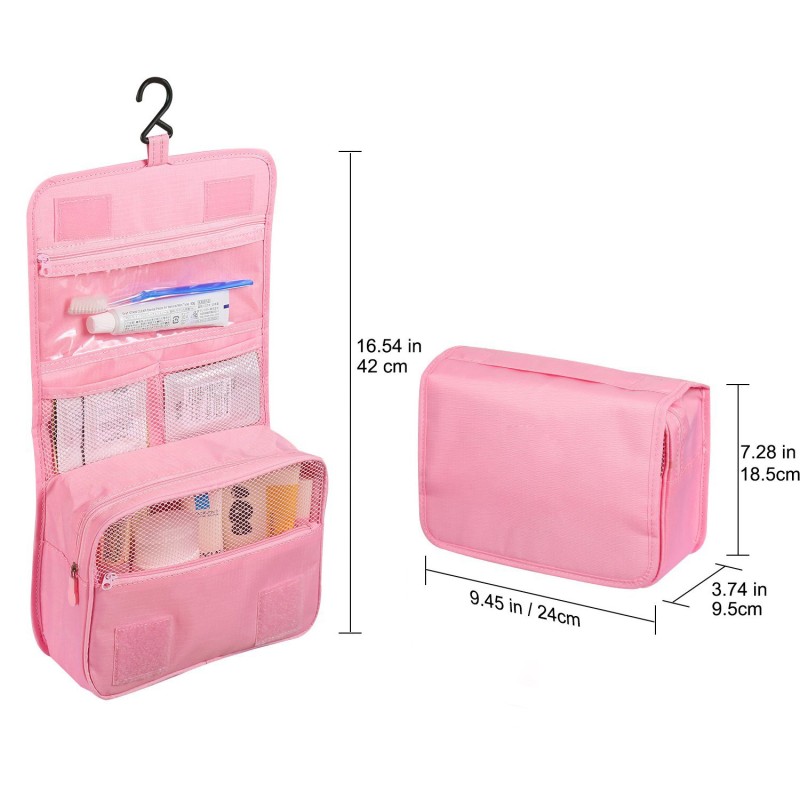 Makeup Bag Manufacturer - Travel Hanging Toiletries Brush Organizer