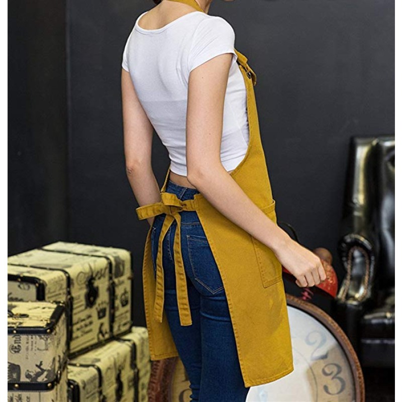 Chef Apron Supplier - Custom Long Ties Adjustable Kitchen Apron