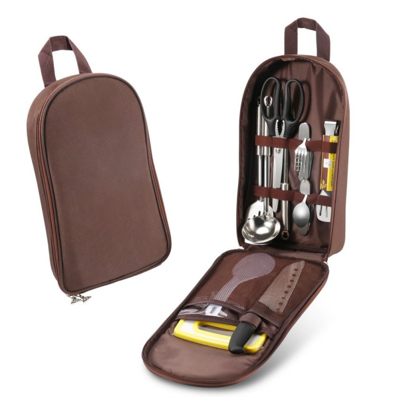 Utensil Bag Factory - 9-10 PCS Travel Camp Kitchen Tool Case
