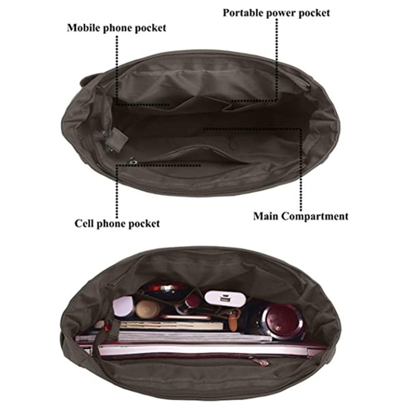 Laptop Bag Supplier - Waterproof Nylon Multi Pocket Work Shoulder Bag