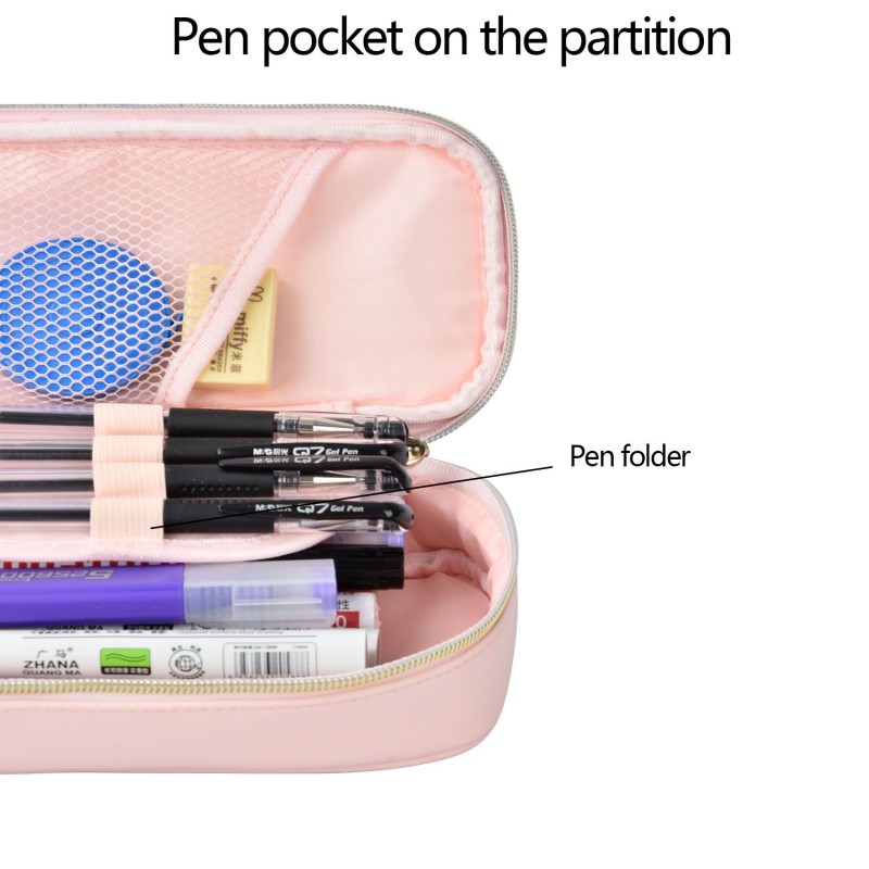 Pencil Case Manufacturer - Small School Stationery Box Leather Pen Case